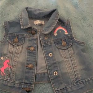 Toddler denim vest